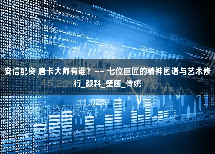 安信配资 唐卡大师有谁？—— 七位巨匠的精神图谱与艺术修行_颜料_壁画_传统